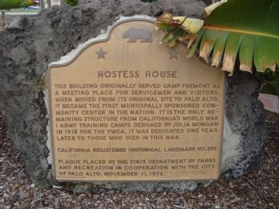 Hostess House Marker image. Click for full size.