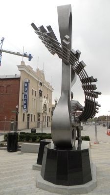 The Howard Theatre - viewed from the new Duke Ellington memorial at T St. and Florida Ave. image. Click for full size.