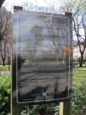 Sakura Park Marker image. Click for full size.