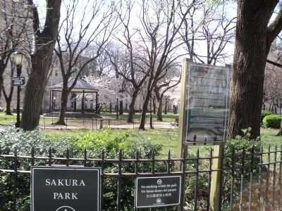 Sakura Park Marker image. Click for full size.