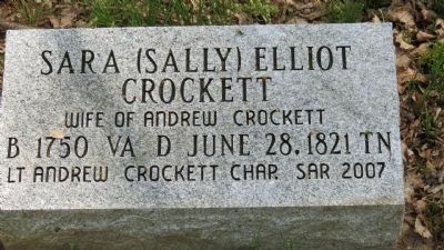 Sara (Sally) Elliot Crockett image. Click for full size.
