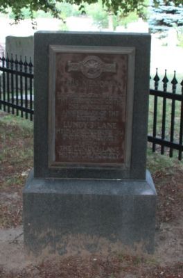 One Hundredth Anniversary of the Battle of Lundy's Lane Marker image. Click for full size.