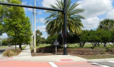 Wide view of the Orlando Army Air Base Marker image. Click for full size.