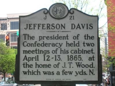 Jefferson Davis Marker. Click for full size. Jefferson Davis Marker image. Click for full size.