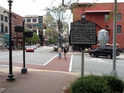 Jefferson Davis Marker. Click for full size. Jefferson Davis Marker image. Click for full size.