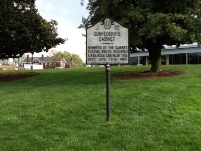 Confederate Cabinet Marker. Click for full size. Confederate Cabinet Marker image. Click for full size.