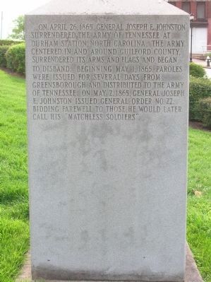 The Army of Tennessee Marker (Right) image. Click for full size.