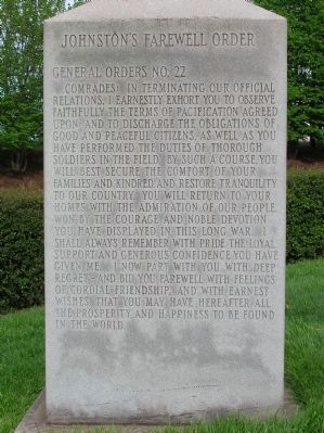 The Army of Tennessee Marker (Left) image. Click for full size.