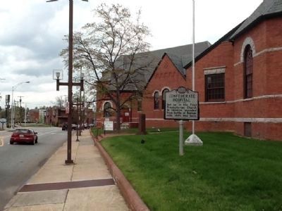 Confederate Hospital Marker image. Click for full size.