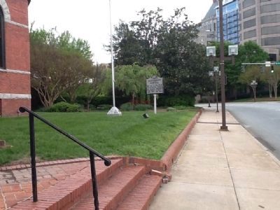 Confederate Hospital Marker image. Click for full size.