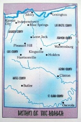 District of the Border Map on G. O. No. 11 Marker image. Click for full size.