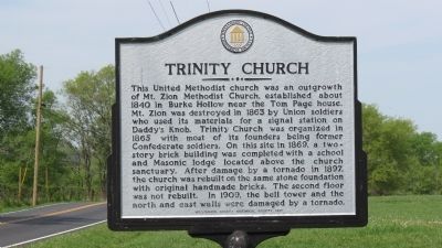 Trinity Church Marker image. Click for full size.