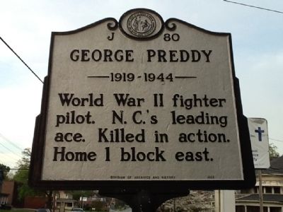 George Preddy Marker. Click for full size. George Preddy Marker image. Click for full size.