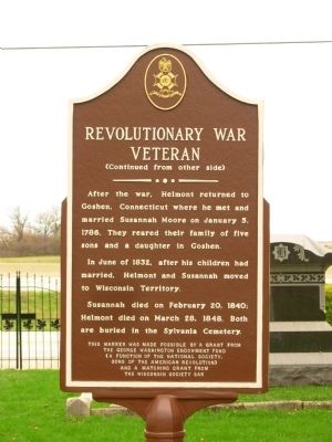 Revolutionary War Veteran Marker image. Click for full size.