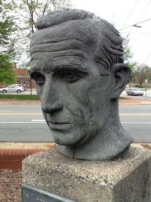Edward R. Murrow Sculpture image. Click for full size.