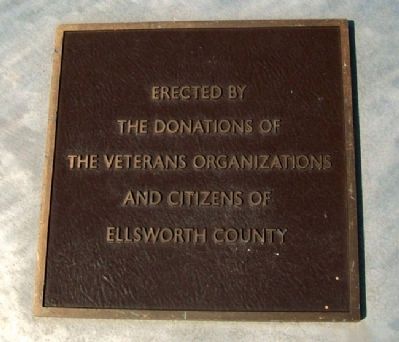 Ellsworth County Veterans Memorial Sponsors image. Click for full size.