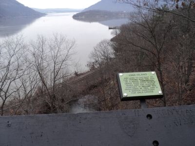 Marker in Bear Mountain State Park image. Click for full size.