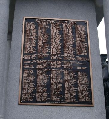 South Side - - Honor Roll image. Click for full size.