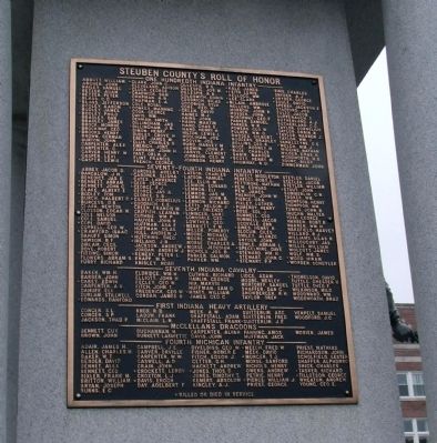 West Side - - Honor Roll image. Click for full size.
