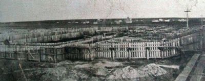 Photo of Kansas Pacific Stockyards on Marker image. Click for full size.