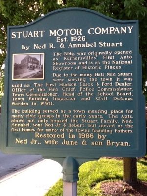 Stuart Motor Company Marker image. Click for full size.