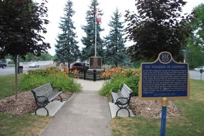 The Founding of Chippawa Marker image. Click for full size.