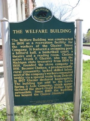 The Welfare Building Marker image. Click for full size.