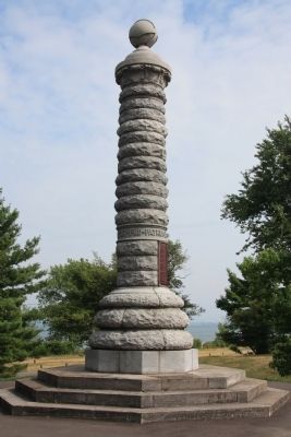 Fort Erie, Pro Patria Mori Cairn Marker image. Click for full size.