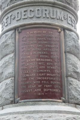 Fort Erie, Pro Patria Mori Cairn Marker image. Click for full size.