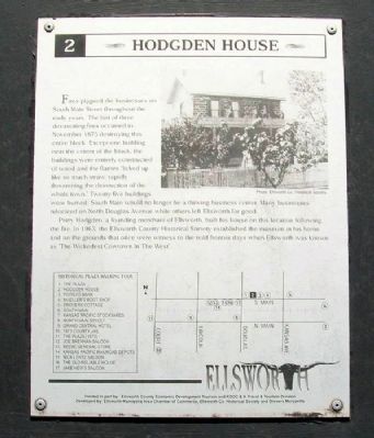 Hodgden House Marker image. Click for full size.