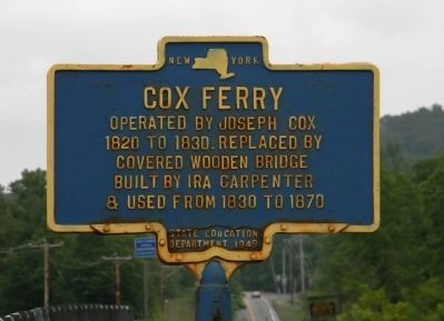 Cox Ferry Marker image. Click for full size.