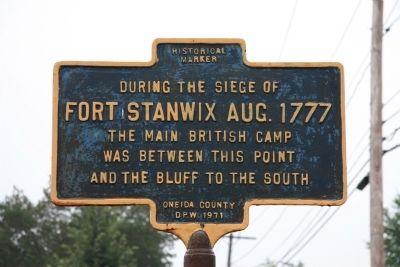 The Main British Camp Marker image. Click for full size.