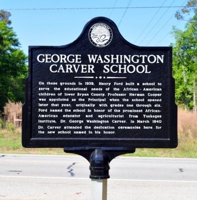 George Washington Carver School Marker image. Click for full size.