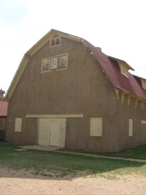Texas Tech Dairy Barn and Marker image. Click for full size.