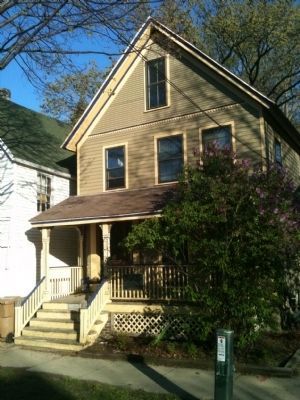 Miller House Marker. Click for full size. Miller House Marker image. Click for full size.