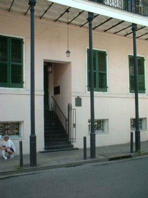 Gardette - Le Pretre House and Marker. Click for full size. Gardette - Le Pretre House and Marker image. Click for full size.