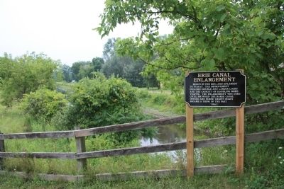 Erie Canal Enlargement Marker image. Click for full size.