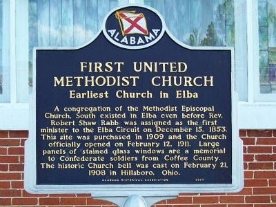 First United Methodist Church Marker. Click for full size. First United Methodist Church Marker image. Click for full size.
