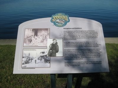 Georgetown and Goldsboro Marker image. Click for full size.