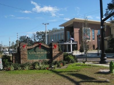"Leaving Historic Goldsboro - Established 1891" image. Click for full size.