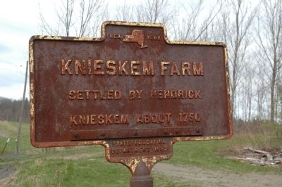 Knieskem Farm Marker image. Click for full size.