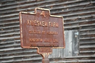 Knieskem Farm Marker image. Click for full size.
