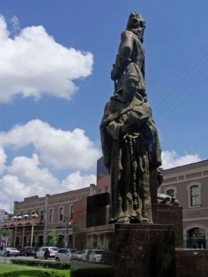 Bienville Monument , southwest side image. Click for full size.