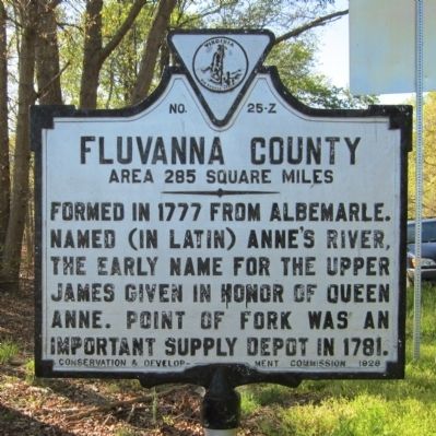 Fluvanna County Marker image. Click for full size.