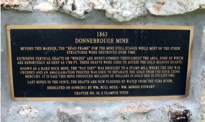 Donnebrouge Mine Marker image. Click for full size.