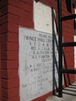 St. James A. M. E. Church Plaques. Click for full size. St. James A. M. E. Church Plaques image. Click for full size.