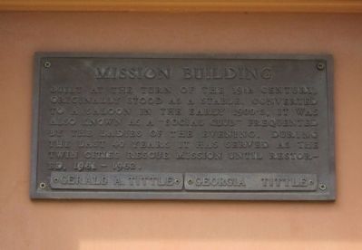 Mission Building Marker image. Click for full size.