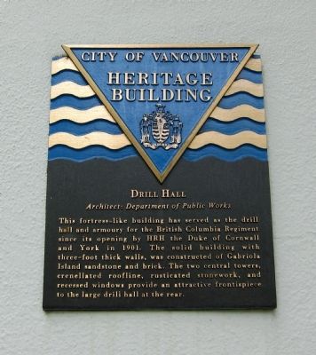 Drill Hall Marker image. Click for full size.