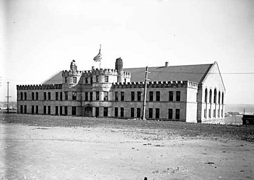 Drill Hall, 1906 - view from west (image courtesy of Vancouver Public Library). Click for full size. Drill Hall, 1906 - view from west (image courtesy of Vancouver Public Library) image. Click for full size.