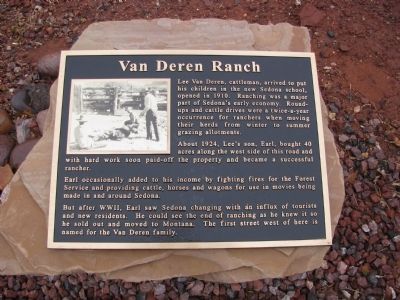 Van Deren Ranch Marker image. Click for full size.